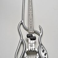 Rob Kunstadt's Born to Rock Bass Guitar on Display at the MET